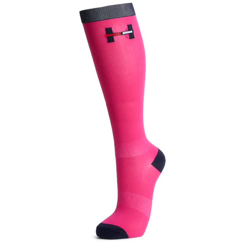 Tommy Hilfiger Women's Horse Summer Socks - Hot Magenta